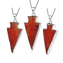 Lovely gold plated multicolor stone pendant necklace Sharp triangle big necklace horloge297 ELY