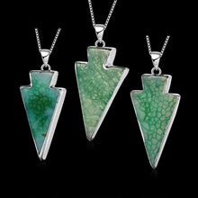 Lovely gold plated multicolor stone pendant necklace Sharp triangle big necklace horloge297 ELY