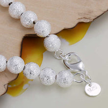 Lovely silver bracelets 8M Sand Bead pulsera bijouterie HBH 3 ELY