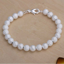 Lovely silver bracelets 8M Sand Bead pulsera bijouterie HBH 3 ELY
