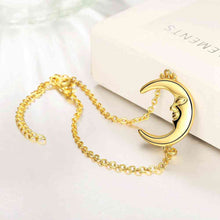 Lovely silver bracelets moon bracelets &amp; bangles wedding KNWH 4 ELY