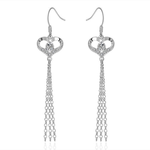 Lovely silver earings jewelry brincos prices in euros 57 ELY
