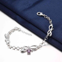 Lovely silver plated bracelet men butterfly pulseira442 ELY