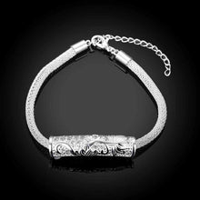 Lovely silver plated bracelets bangles Stone lotus bracelete love46 ELY