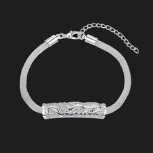 Lovely silver plated bracelets bangles Stone lotus bracelete love46 ELY