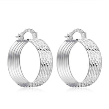 Lovely silver plated earings jewelry Twill round clip ear cuff bijoux femme 671 ELY