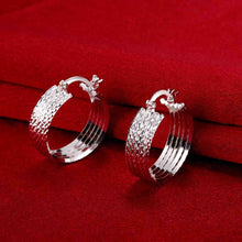 Lovely silver plated earings jewelry Twill round clip ear cuff bijoux femme 671 ELY