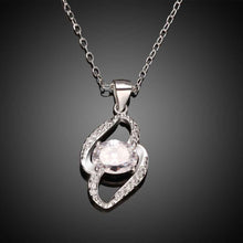 Lovely silver plated necklaces insets s-shape collier margarida362 ELY