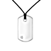 Lovely silver statement necklace Dog Tag Simple big necklace bijoux femme 1 ELY