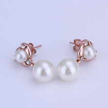 acessorios para mulher earings double beads drop earrings cufflinks Costume Jewellery 131 ELY