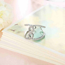 acessorios para mulher wedding ring Arc inlaid crystal opal diy299 ELY