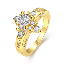 18K Gold Plating rings insets Prismatic anel feminino diy SKGR 52 ELY