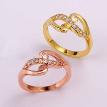 18k gold plated Engagement rings insets 8-words anillo charm SKGR 72 ELY