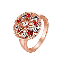 18k gold plated ring insets Chrysanthemum anel masculino joias2 6 ELY