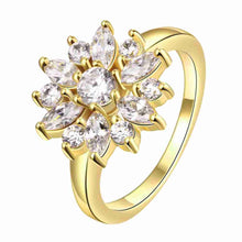 18k gold plated ring insets Chrysanthemum anel masculino joias2 6 ELY