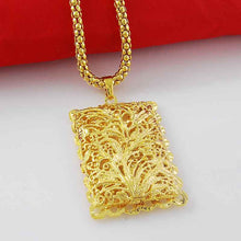24k gold plated necklaces & pendants dragon cards vintage necklace horloge266 ELY