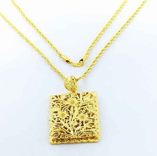 24k gold plated necklaces & pendants dragon cards vintage necklace horloge266 ELY