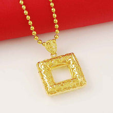24k gold plated necklaces & pendants dragon cards vintage necklace horloge266 ELY