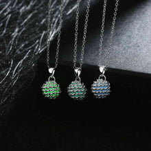 Glowing in the dark women necklace Hedgehog ball colar feminino fine jewelry314 ELY