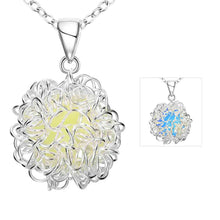 Glowing in the dark women necklace Hedgehog ball colar feminino fine jewelry314 ELY