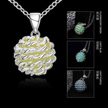 Glowing in the dark women necklace Hedgehog ball colar feminino fine jewelry314 ELY