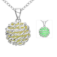 Glowing in the dark women necklace Hedgehog ball colar feminino fine jewelry314 ELY