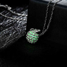 Glowing in the dark women necklace Hedgehog ball colar feminino fine jewelry314 ELY