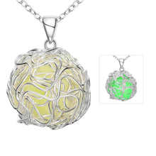 Glowing in the dark women necklace Hedgehog ball colar feminino fine jewelry314 ELY