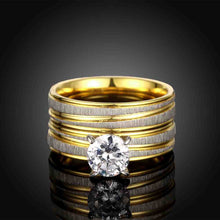 Titanium Steel Engagement rings Spiral rose anillos bear ruby jewelry TSGR 46 ELY
