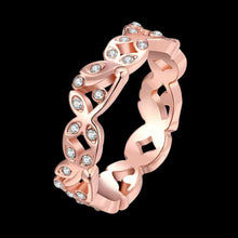 acessorios para mulher rings for men Hollow linear crystal anel de ouro fine jewelry316 ELY