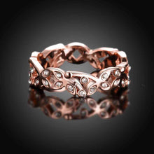 acessorios para mulher rings for men Hollow linear crystal anel de ouro fine jewelry316 ELY