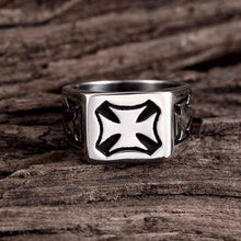 punk style stainless steel rings Square corner men ring accessories123 ELY