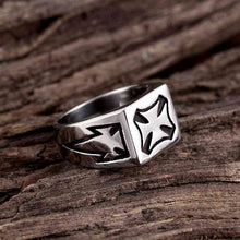 punk style stainless steel rings Square corner men ring accessories123 ELY