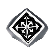 punk style stainless steel rings Square corner men ring accessories123 ELY