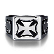 punk style stainless steel rings Square corner men ring accessories123 ELY