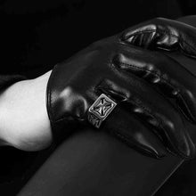 punk style stainless steel rings Square corner men ring accessories123 ELY