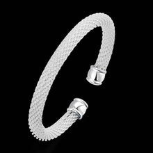 silver bangles Simple Web women bracelet fine jewelry SMTB 4 ELY