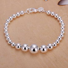 silver bracelet 4M beads pulsera Jewelry European Style HBH 2 ELY