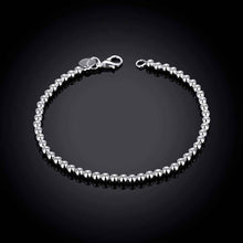 silver bracelet 4M beads pulsera Jewelry European Style HBH 2 ELY