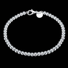 silver bracelet 4M beads pulsera Jewelry European Style HBH 2 ELY