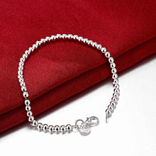 silver bracelet 4M beads pulsera Jewelry European Style HBH 2 ELY
