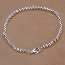 silver bracelet 4M beads pulsera Jewelry European Style HBH 2 ELY