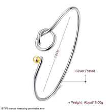 silver charms bangle y and Golden Bead women bracelet Factory SMTB 93 ELY