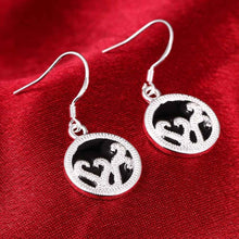 silver earings jewelry Circular groove drop ear cuff jewellery 26 ELY