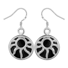 silver earings jewelry Circular groove drop ear cuff jewellery 26 ELY