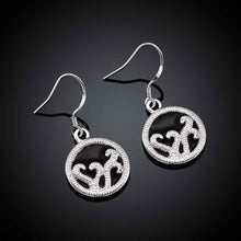 silver earings jewelry Circular groove drop ear cuff jewellery 26 ELY