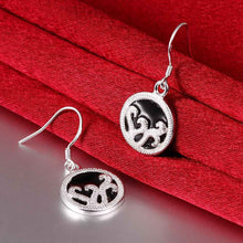 silver earings jewelry Circular groove drop ear cuff jewellery 26 ELY