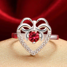 silver engagement ring butterfly xuan heart anillos bear Hand Madeball1 5 ELY