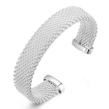 silver plated Bracelet & Bangle Brass Web women bracelet Hand Madeball SMTB 29 ELY