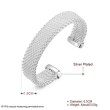 silver plated Bracelet & Bangle Brass Web women bracelet Hand Madeball SMTB 29 ELY